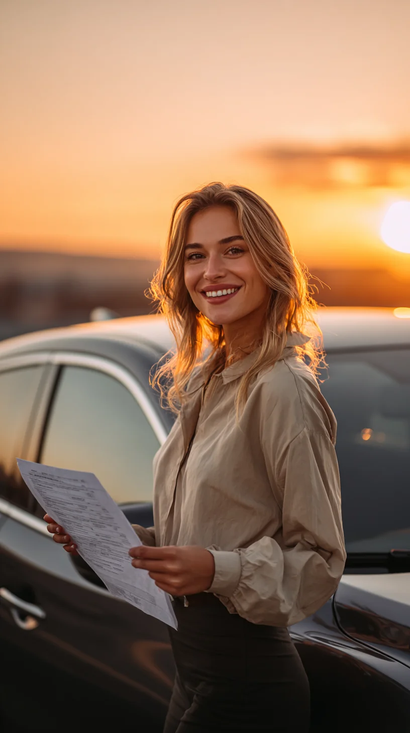 Семья русскоязычных иммигрантов с автомобилем в Америке